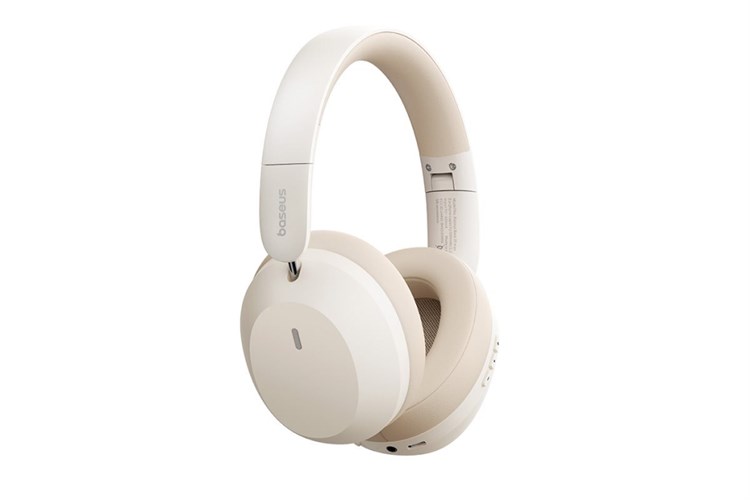 Tai nghe Bluetooth Chụp Tai Baseus Bass 35 Max Màu Kem