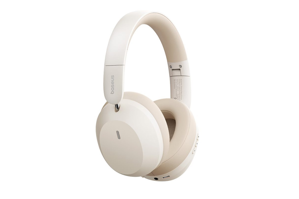 Tai nghe Bluetooth Chụp Tai Baseus Bass 35 Max Màu Kem