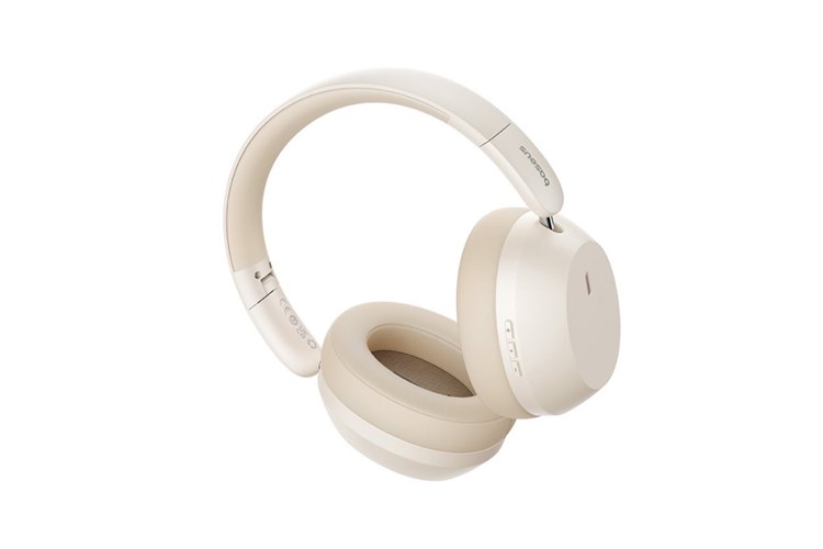 Tai nghe Bluetooth Chụp Tai Baseus Bass 35 Max Màu Kem