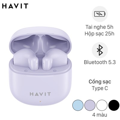 Tai nghe Bluetooth True Wireless Havit TW976