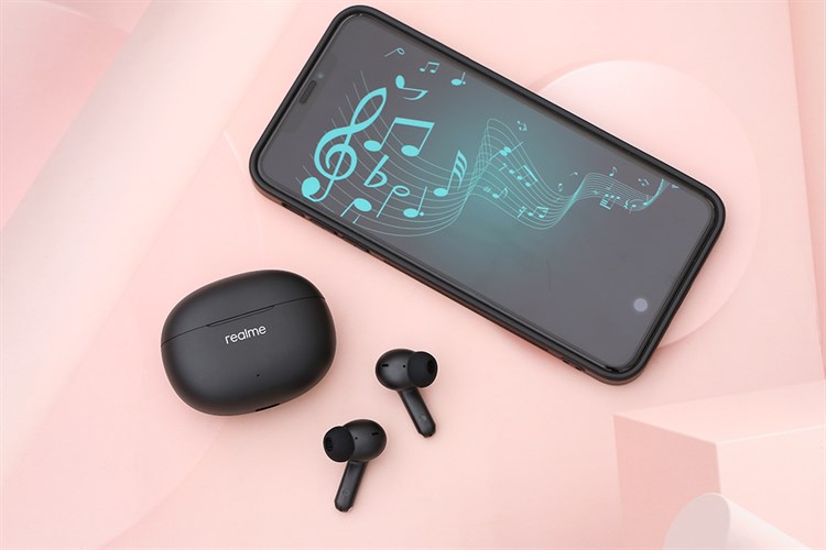 Tai nghe Bluetooth True Wireless realme Buds T110 Màu Đen