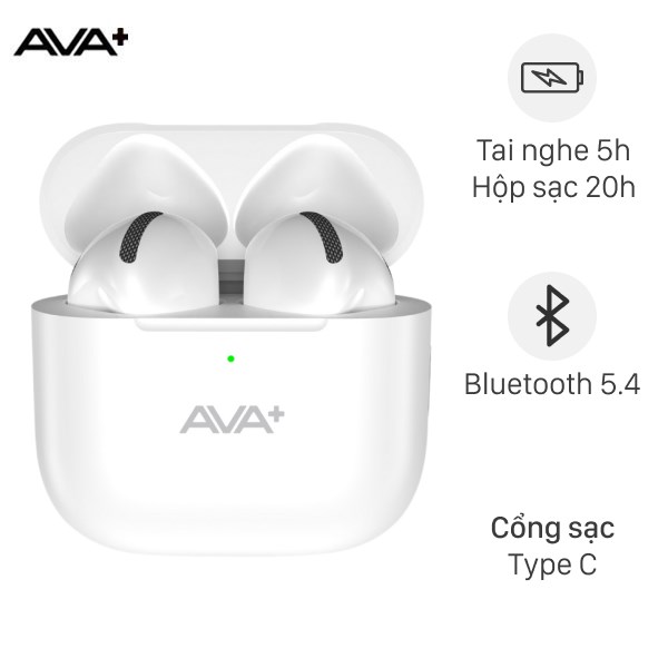 Tai Nghe Bluetooth True Wireless Ava+ Buds Life Air 3