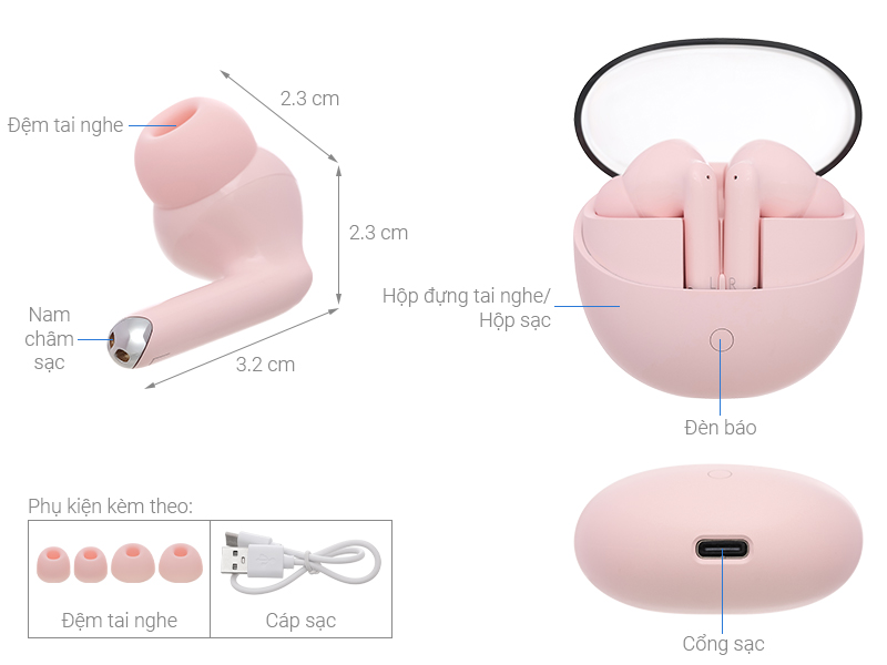 Tai nghe Bluetooth TWS AVA+ FreeGo Y913