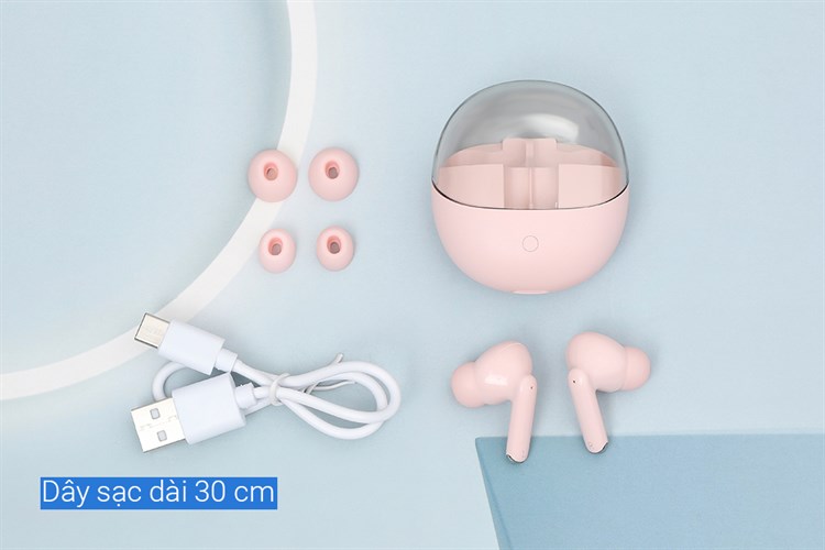 Tai nghe Bluetooth TWS AVA+ FreeGo Y913 Màu Hồng