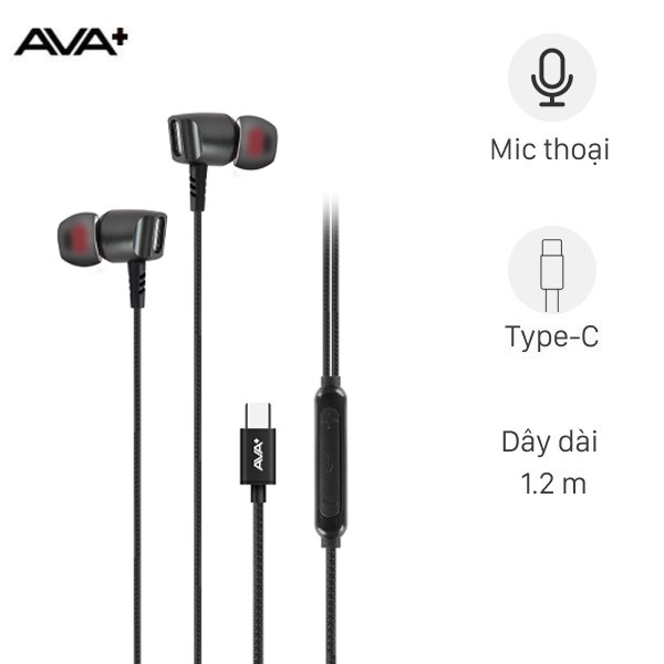 Tai nghe Có dây EP Type C AVA+ LiveBass S870