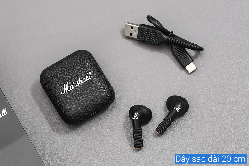 Tai nghe Bluetooth True Wireless Marshall Minor IV Màu Đen