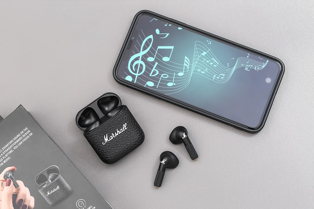 Tai nghe Bluetooth True Wireless Marshall Minor IV Màu Đen
