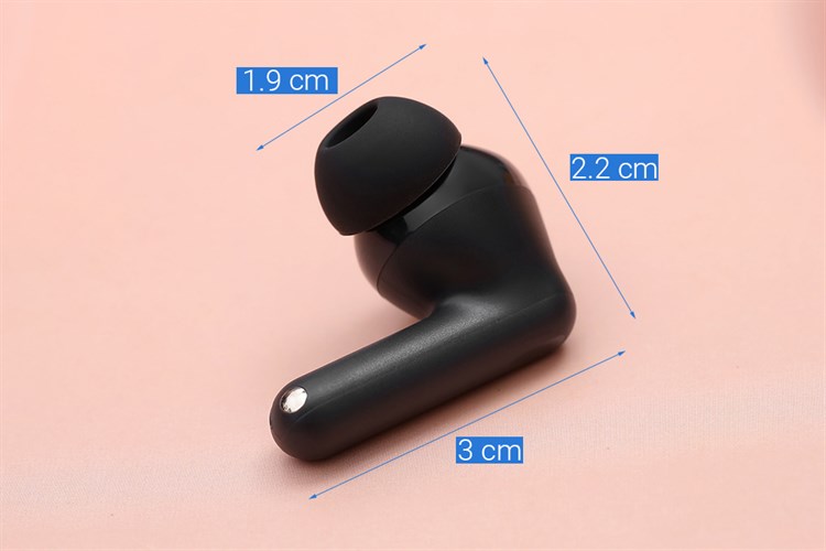 Tai nghe Bluetooth True Wireless realme Buds T300 Màu Đen