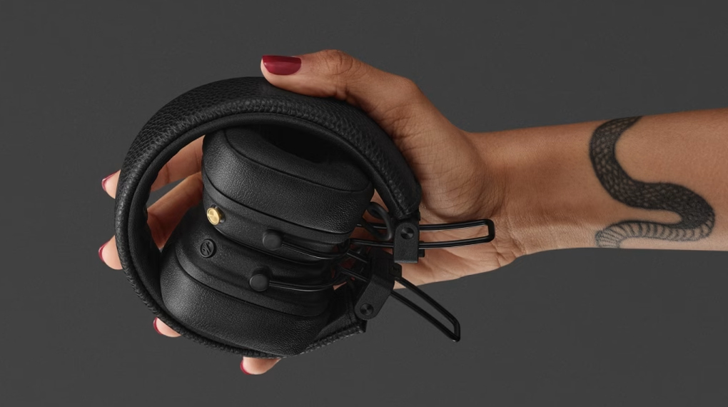 Tai nghe Bluetooth chụp tai Marshall Major V - Thiết kế 
