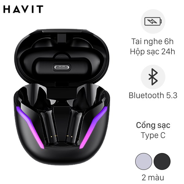 Tai Nghe Bluetooth True Wireless Gaming Havit Tw970