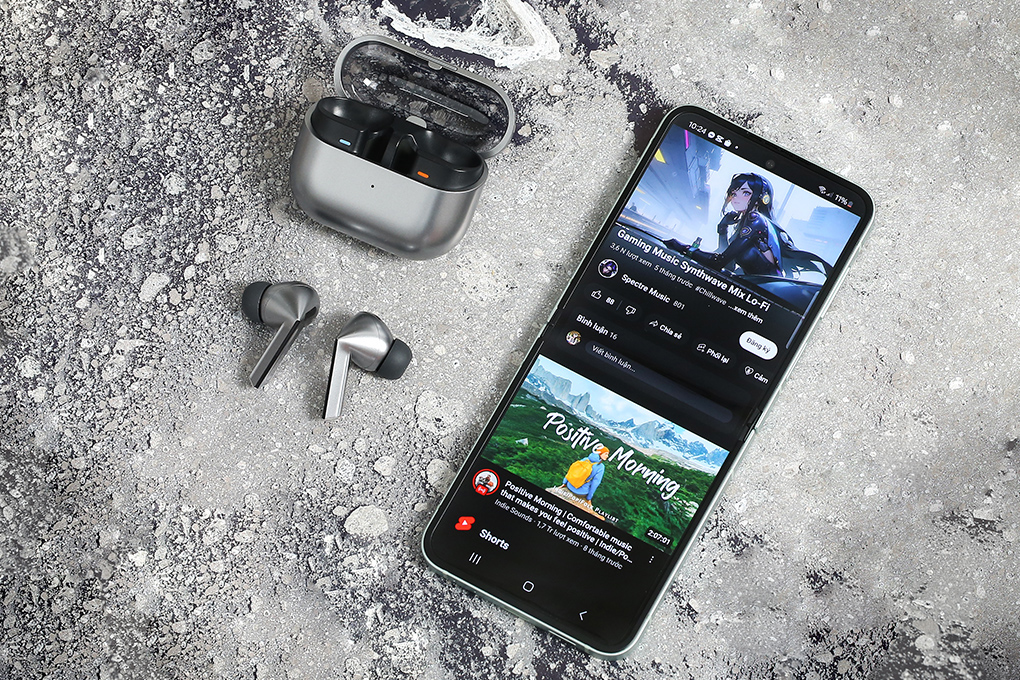 Tai nghe TWS Samsung Galaxy Buds3 Pro R630N Màu Xám