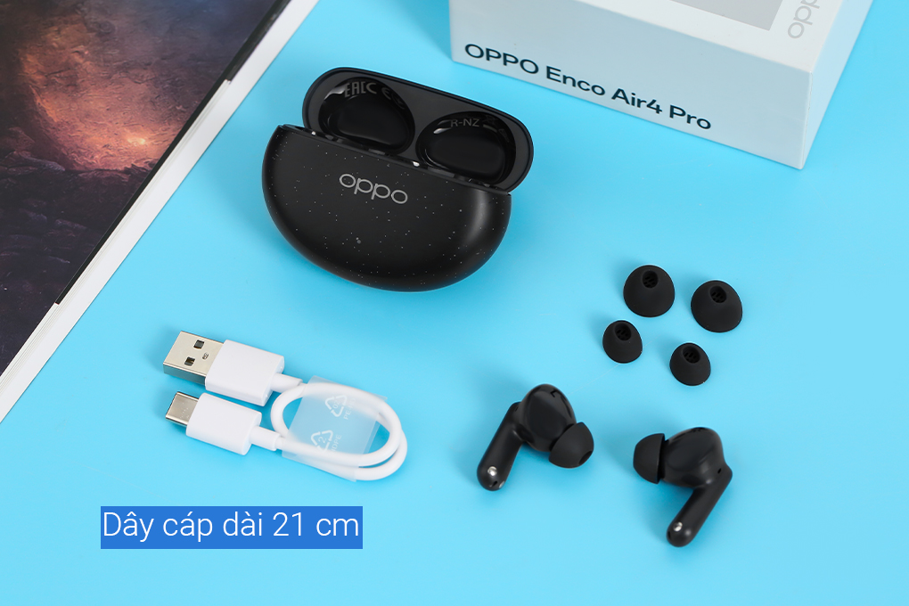 Tai nghe Bluetooth TWS OPPO ENCO Air 4 Pro ETEA1 Màu Đen