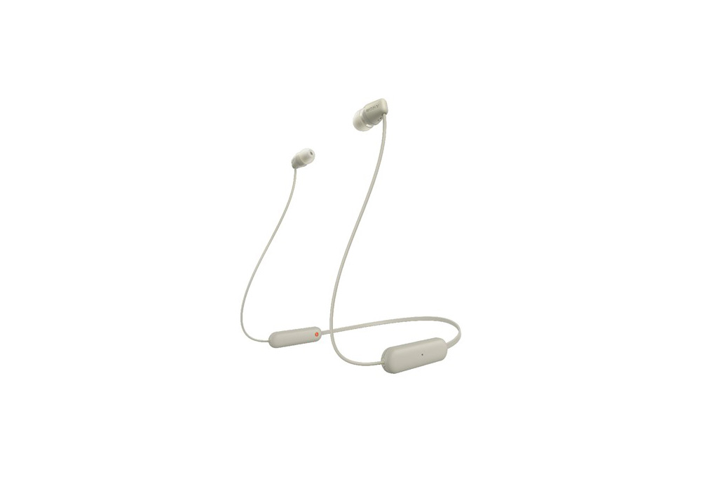 Tai nghe Bluetooth Sony WI-C100 Màu Kem