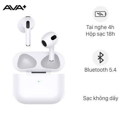 Tai nghe Bluetooth True Wireless AVA+ Buds Life Air 2 Pro