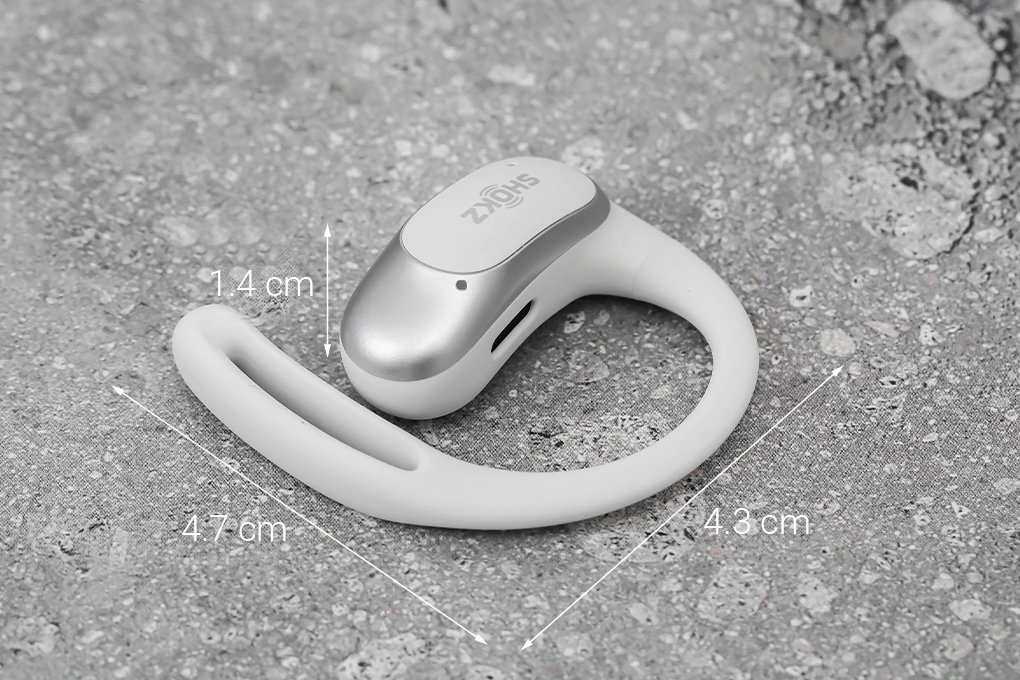 Tai nghe Bluetooth TWS Shokz OPENFIT AIR T511 Màu Trắng