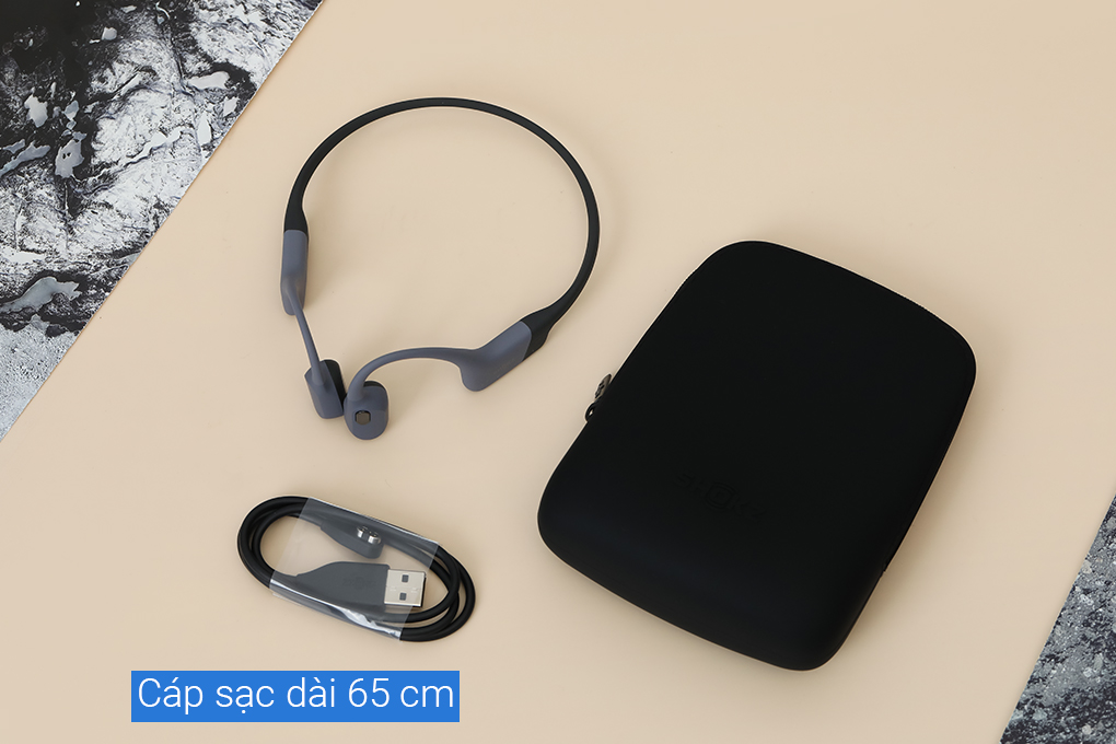 Tai nghe Bluetooth truyền xương Shokz OPENSWIM PRO S710 Màu Xám