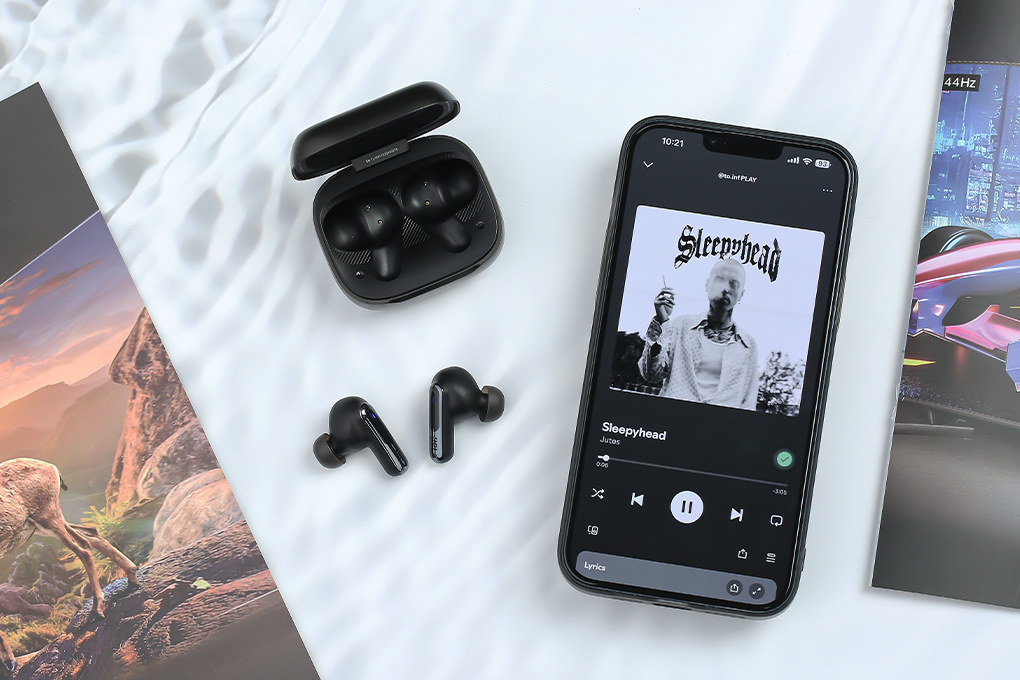 Tai nghe Bluetooth True Wireless JBL Live Beam 3 Màu Đen
