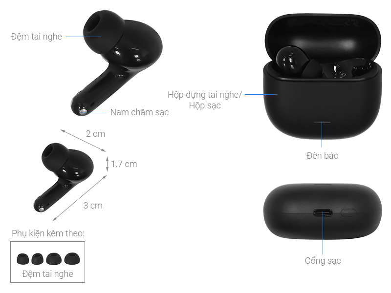 Tai nghe Bluetooth True Wireless Xiaomi Redmi Buds 6 Lite