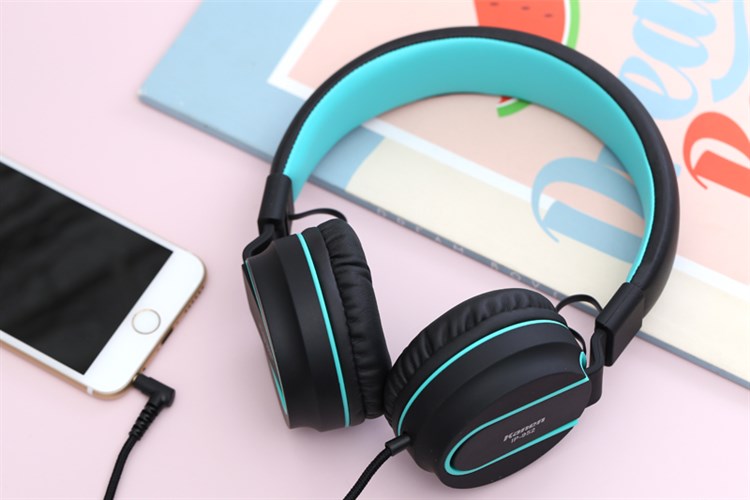 Tai nghe Chụp Tai Kanen IP-952 Màu Đen - xanh dương