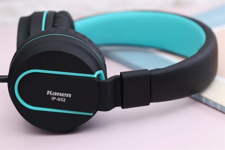 Tai nghe Chụp Tai Kanen IP-952 Màu Đen - xanh dương