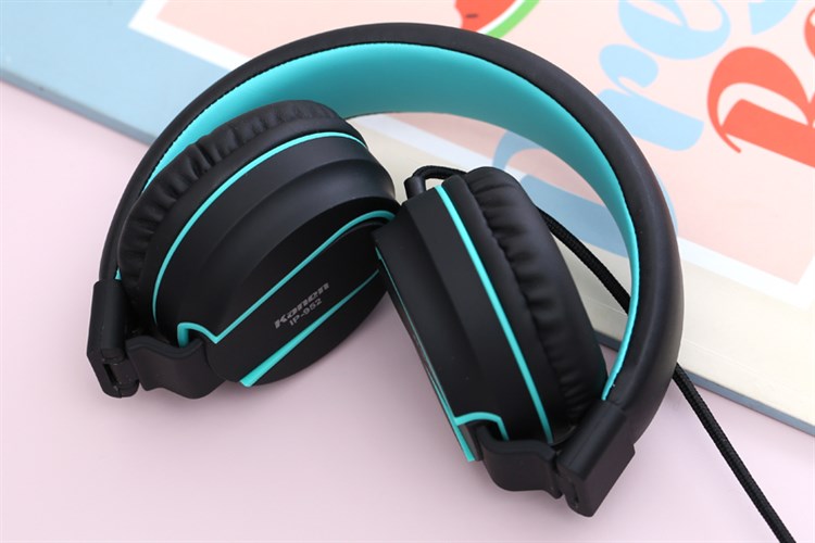 Tai nghe Chụp Tai Kanen IP-952 Màu Đen - xanh dương