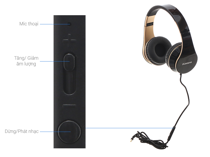 Tai nghe Chụp Tai Kanen IP-2090