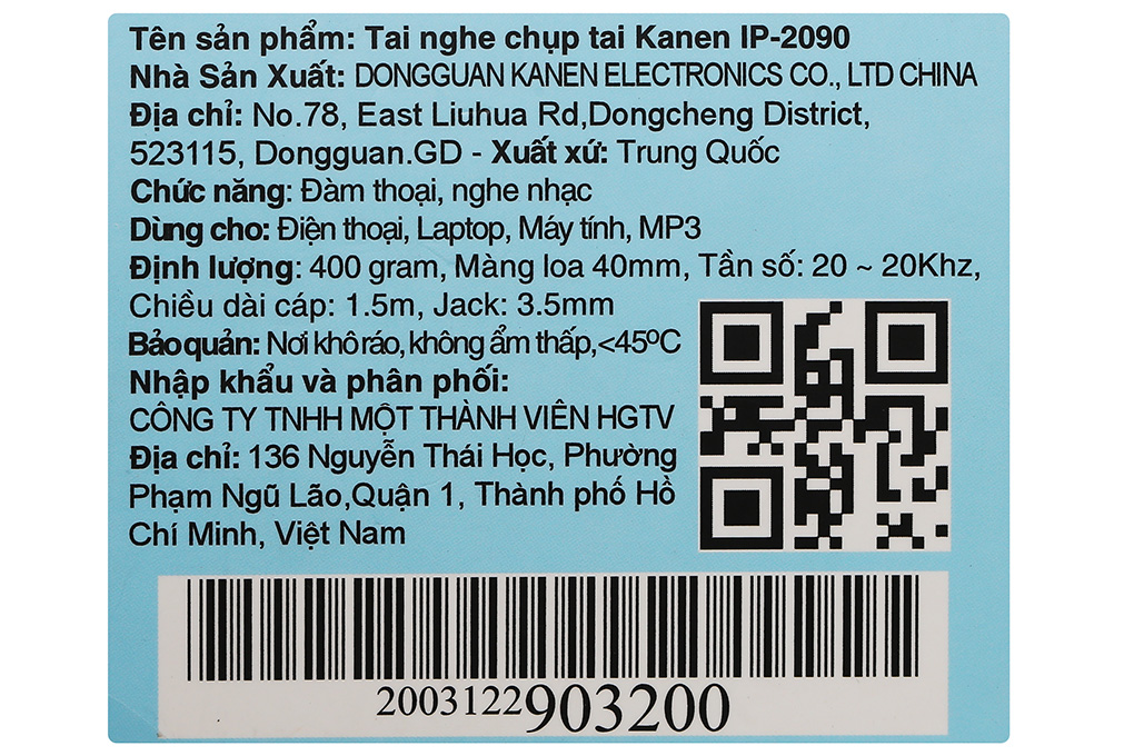 Tai nghe Chụp Tai Kanen IP-2090 - 26