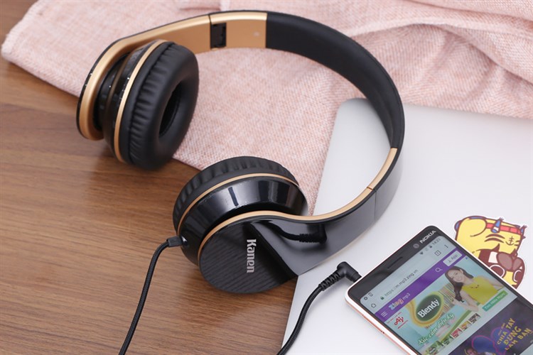 Tai nghe Chụp Tai Kanen IP-2090 Màu Đen