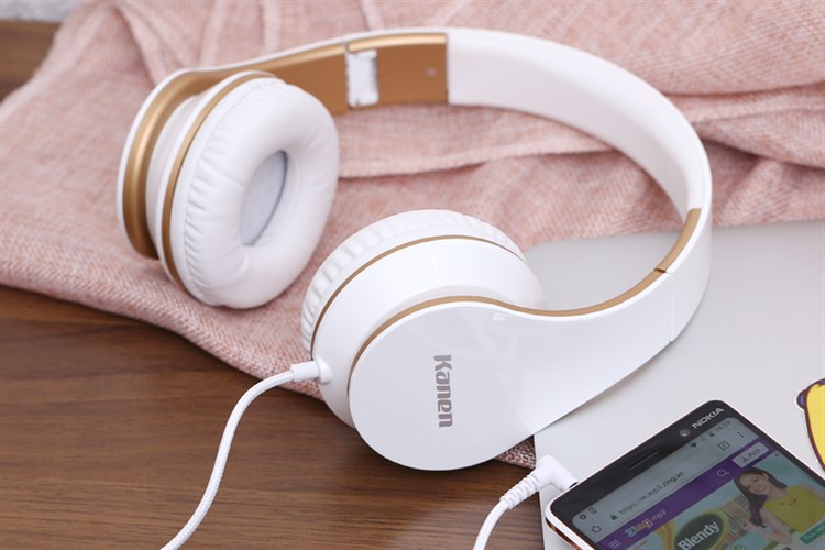 Tai nghe Chụp Tai Kanen IP-2090 Màu Trắng