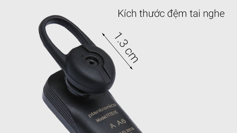 Tai nghe Bluetooth Plantronics ML15 với kích thước đệm tai nghe