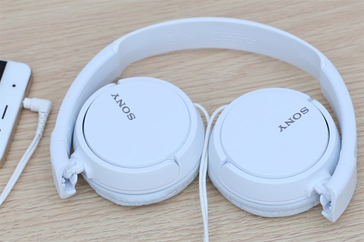 Tai nghe chụp tai Sony MDR-ZX110AP Màu Trắng