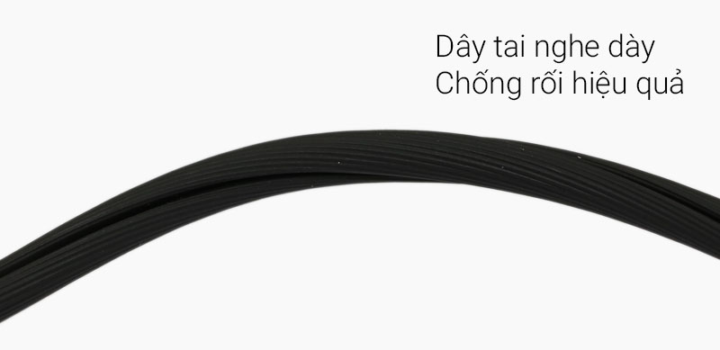 Dây tai nghe to, chống rối
