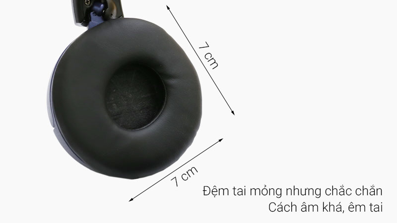 Tai nghe Chụp tai Sony MDR - ZX310AP đệm tai mềm mại, cách âm tốt