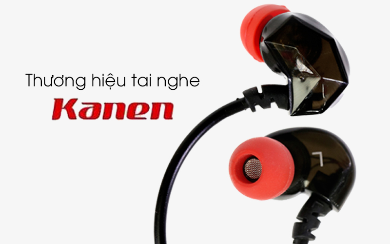 Tai nghe EP Kanen S50 Đen bạc - Thương hiệu tai nghe dây Kanen Tai nghe EP Kanen S50 Đen bạc - Thương hiệu tai nghe dây Kanen