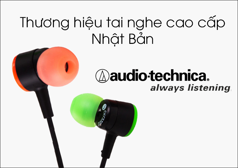 Tai nghe EP Audio Technica ATH-CKL220iS - Thương hiệu tai nghe cao cấp