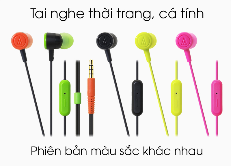 Tai nghe EP Audio Technica ATH-CKL220iS - Thiết kế trẻ trung, đẹp mắt