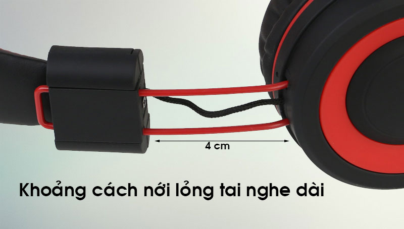 Khoảng cách nới lỏng tai nghe dài