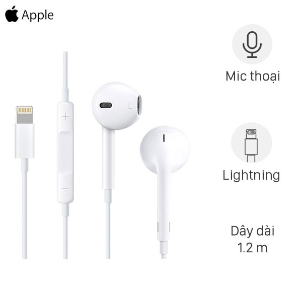 Tai nghe nhét trong EarPods Lightning Apple MMTN2