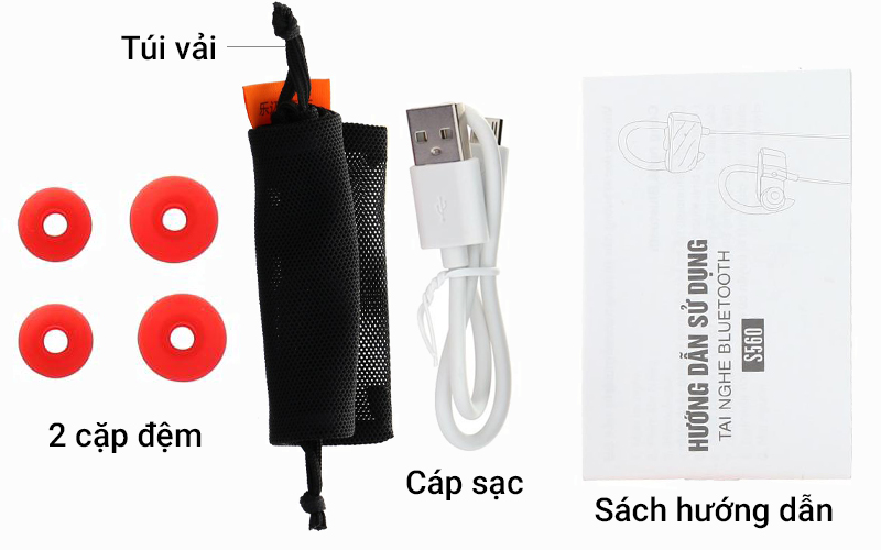 Tai nghe Bluetooth Roman S560 - Phụ kiện nhỏ tặng kèm Tai nghe Bluetooth Roman S560 - Phụ kiện nhỏ tặng kèm