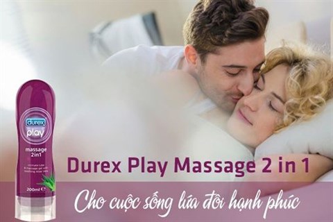 Gel bôi trơn Durex Play Massage 2 in 1 200ml