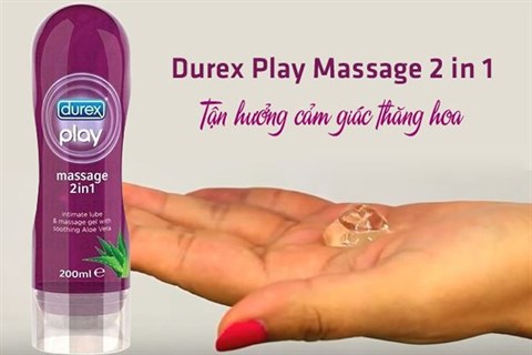 Gel bôi trơn Durex Play Massage 2 in 1 200ml