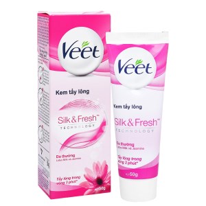 Kem tẩy lông Veet Silk & Fresh cho da thường 50g
