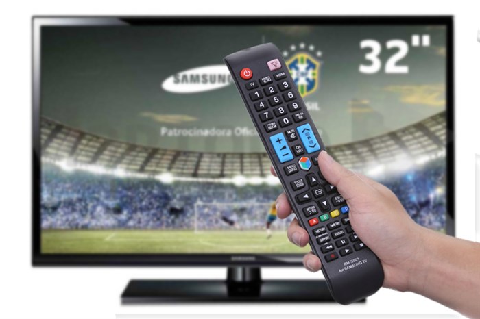 Điều khiển Tivi LCD-LED Samsung COSANO RM-SS01 Đen Màu Đen