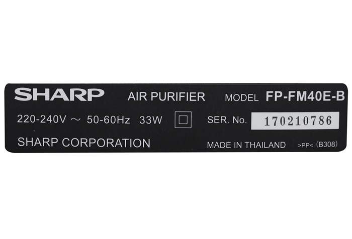 Máy lọc không khí có bắt muỗi Sharp FP-FM40E-B Màu Đen