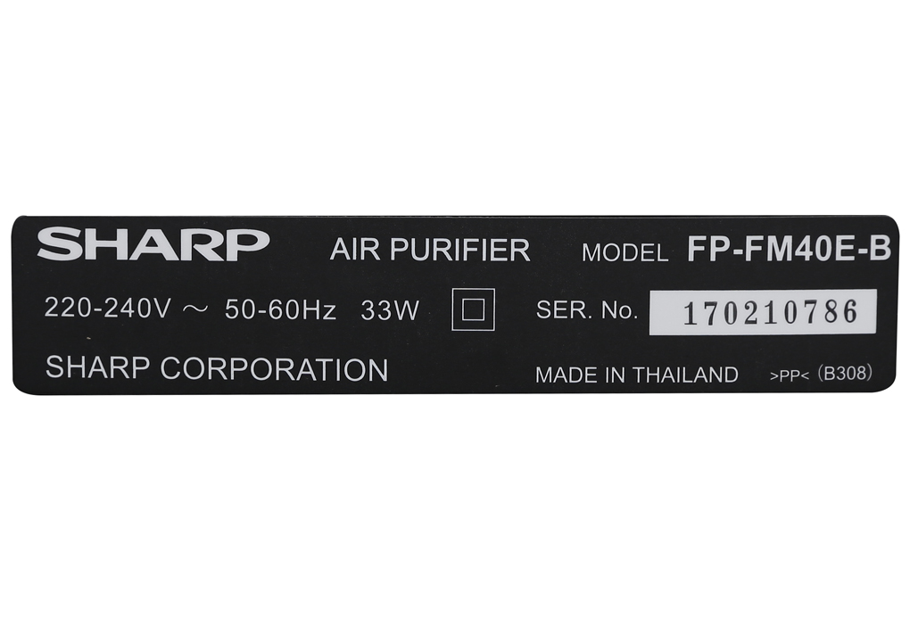 Máy lọc không khí có bắt muỗi Sharp FP-FM40E-B Màu Đen