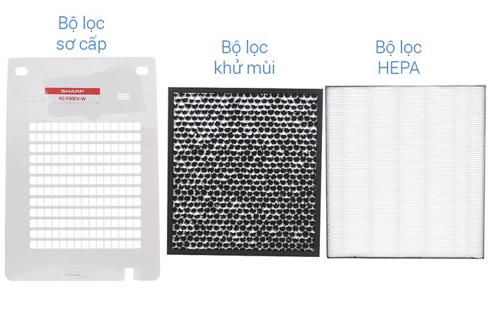 Máy lọc không khí Sharp KC-F30EV-W Màu Trắng