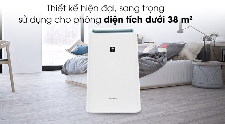 Máy lọc không khí có hút ẩm Sharp DW-E16FA-W