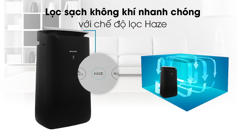 Máy lọc không khí Sharp FP-J80EV-H 48W