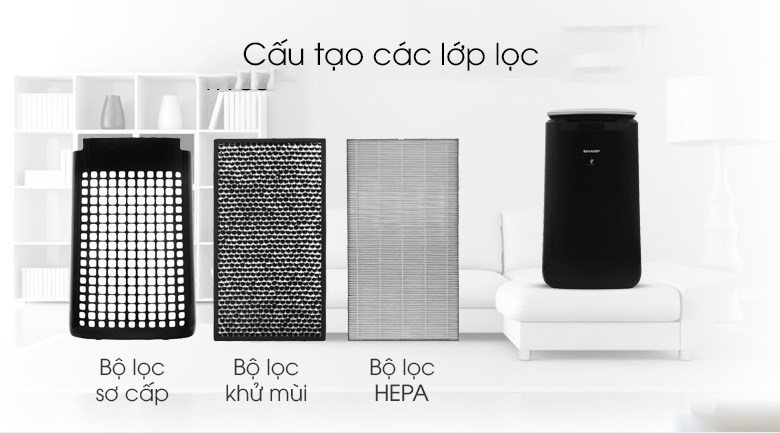 Máy lọc không khí Sharp FP-J80EV-H 48W