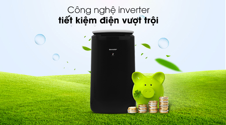 Công nghệ Inverter - Máy lọc không khí Sharp FP-J80EV-H 48W